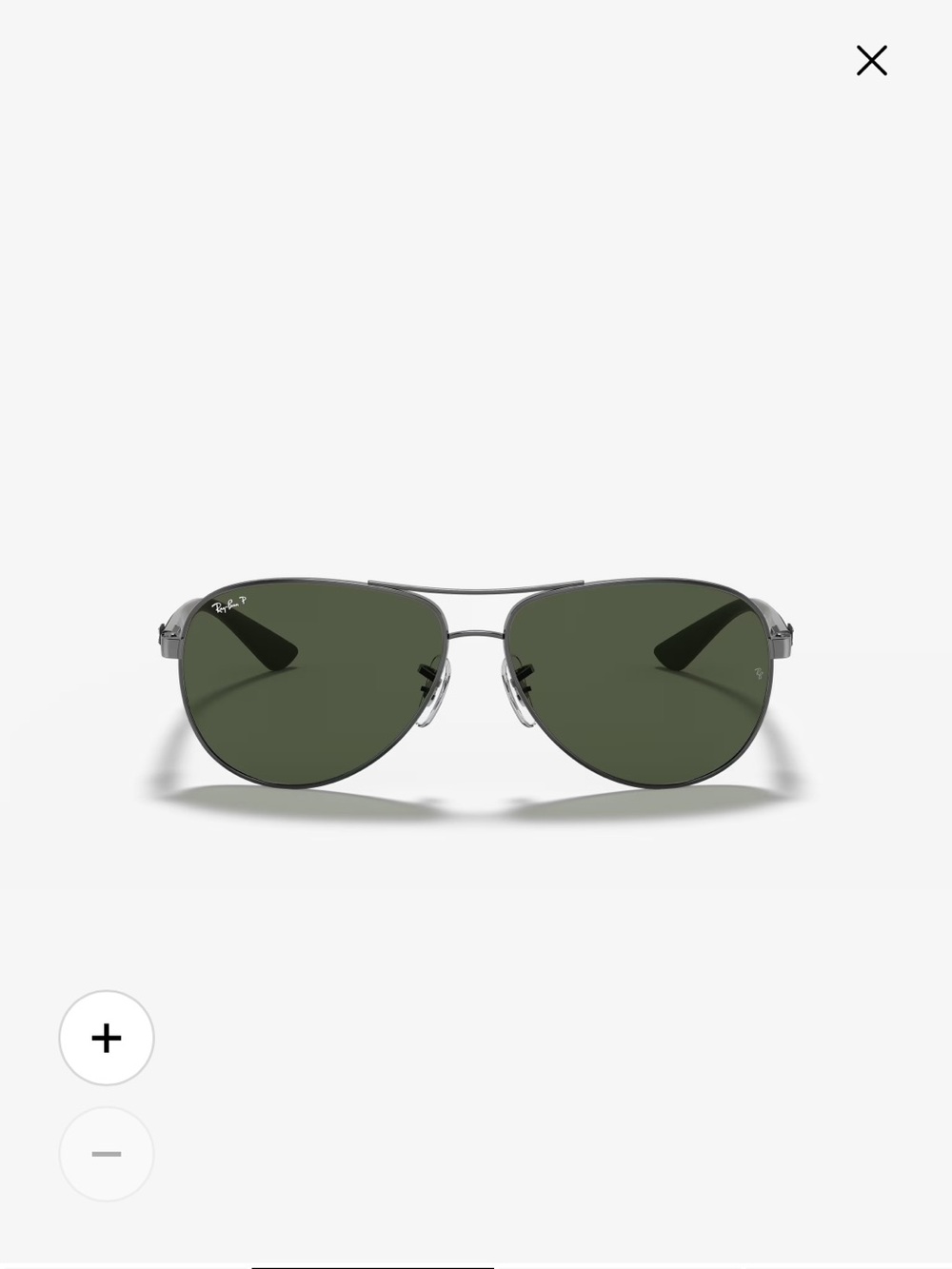 Ray Ban RB8313 Carbon Fiber Polarized Aviator Sunglasses